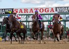 Epicenter with jockey Joel Rosario wins the 59th running of The Jim Dandy at the Saratoga Race Course Saturday July 30, 2022 in Saratoga Springs N.Y. Photo Special to the Times Union by Skip Dickstein