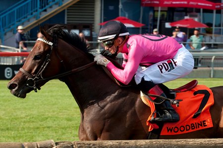 Wakanaka wins the Dance Smartly Stakes at Woodbine