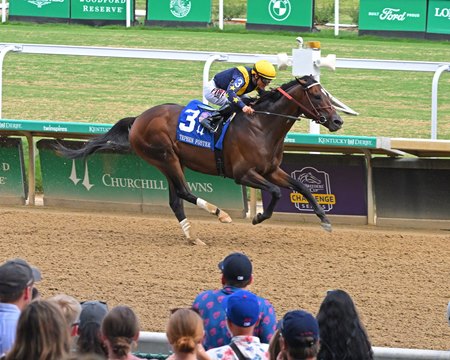 Olympiad wins the Stephen Foster Stakes at Churchill Downs