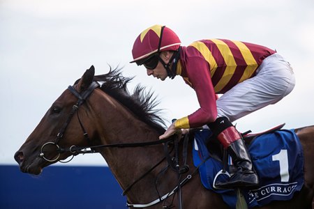 Agartha wins the Debutante Stakes at the Curragh