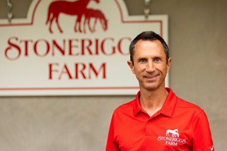 Stoneriggs farm manager Martin Keogh at Fasig-Tipton