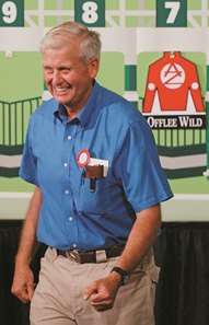 T.V. Smith at the 2003 Kentucky Derby post position draw at Churchill Downs