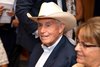 D. Wayne Lukas at the August yearling session of The Saratoga Sale on Aug. 8, 2022, in Saratoga Springs, N.Y.