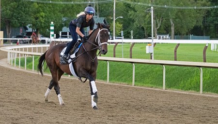 Life Is Good gallops Aug. 3 at Saratoga Race Course