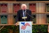 08-05-2022 2022 Hall of Fame induction ceremony

Tom Durkin, Master of Ceremonies gets things going at the Hall of Fame inductions held at the Fasig Tipton sales pavilion Friday Aug 5, 2022 in Saratoga Springs, N.Y. Photo by Rob Simmons