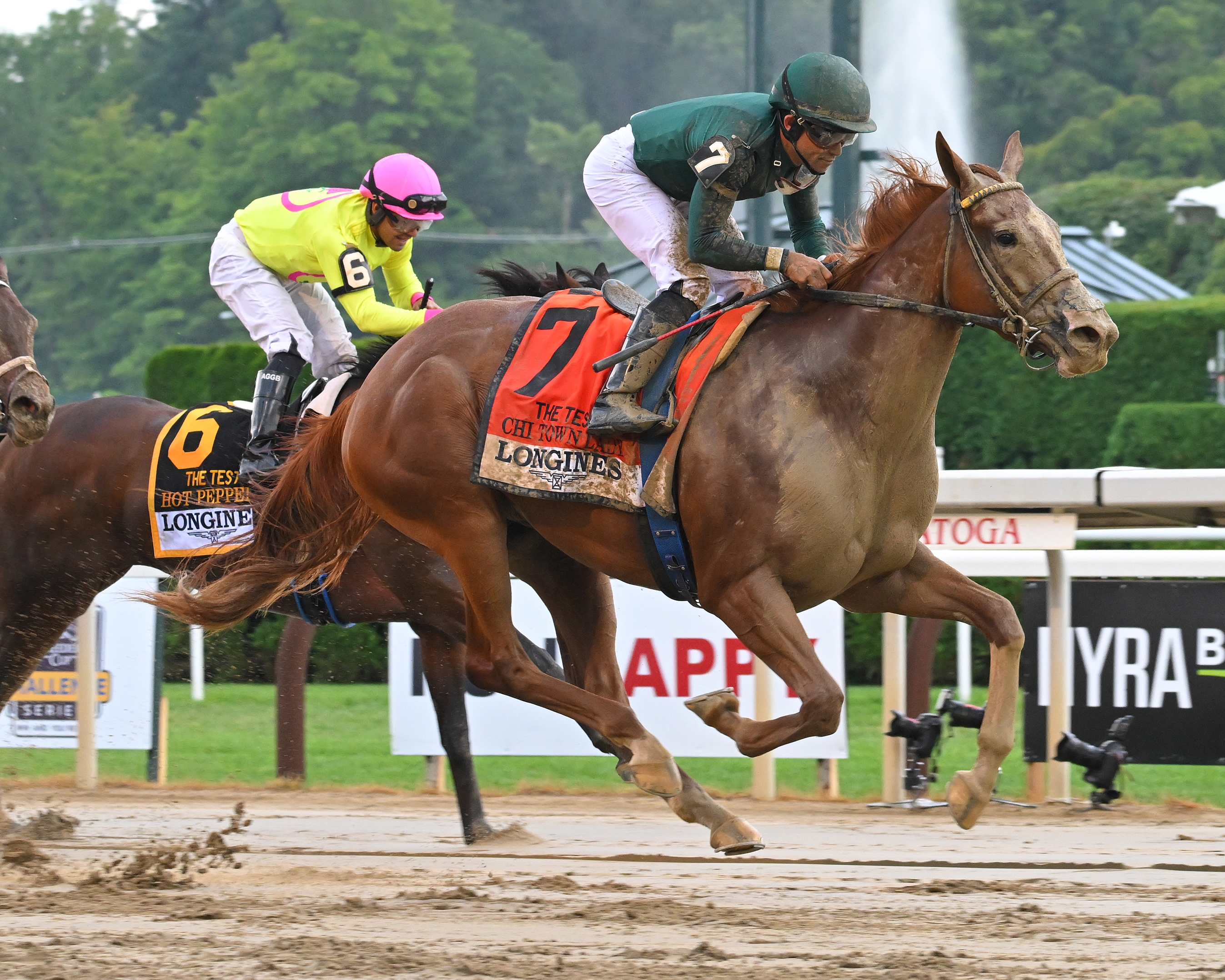 Chi Town Lady Rallies From Last to First in Test BloodHorse