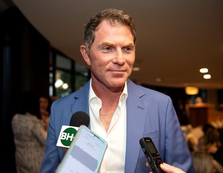Bobby Flay at The Saratoga Sale