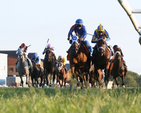 Racing at Kentucky Downs