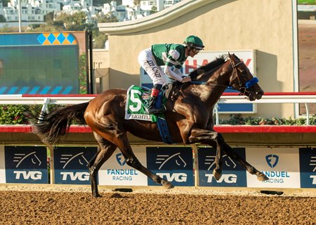 Flightline wins the Pacific Classic at Del Mar