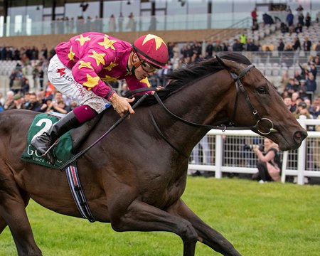 Al Riffa wins the Vincent O'Brien National Stakes at The Curragh