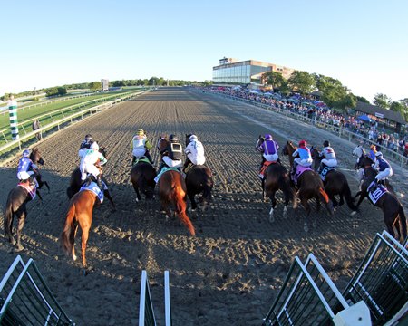 The start of the 2022 Pennsylvania Derby at Parx Racing