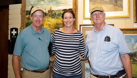 (From left): Tom Hinkle, Anne Archer Hinkle, and Henry Hinkle