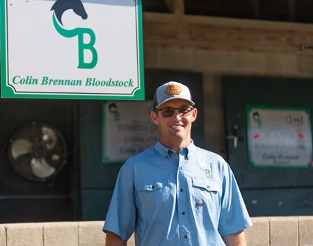 Colin Brennan at the Keeneland September Sale 