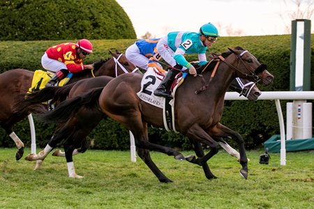 Balnikhov wins the Bryan Station Stakes at Keeneland 