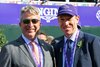(L-R): Tony Lacy and Tom Lacy before the Juvenile Turf Sprint (G1T) at Keeneland in Lexington, KY on November 4, 2022.