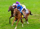 Modern Games with William Buick wins the Mile (G1T) at Keeneland in Lexington, KY on November 5, 2022.