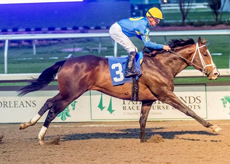 Zozos wins an allowance optional claiming race Dec. 17 at Fair Grounds Race Course