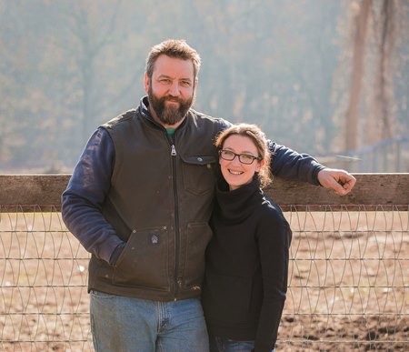 Louis and Grace Merryman, owners of Anchor and Hope Farm