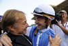 Freddie Head and Olivier Peslier celebrate after Goldikova&#39;s win in the 2009 Breeders&#39; Cup Mile
