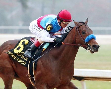 Arabian Knight wins the Southwest Stakes at Oaklawn Park