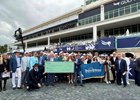 TAA representatives accepted a check for $50,000 from 1/ST following the running of the 2023 TAA Pegasus World Cup Filly &amp; Mare Turf