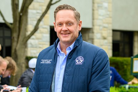 Jay Hanley in 2023 at Keeneland