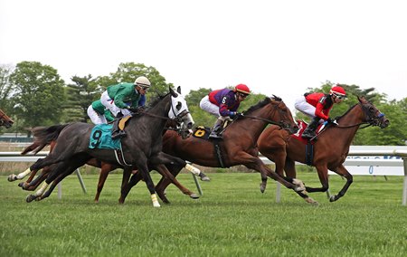 Racing at Monmouth Park