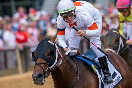Ryvit wins the Chick Lang Stakes at Pimlico Race Course