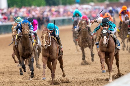 Mage wins the Kentucky Derby at Churchill Downs