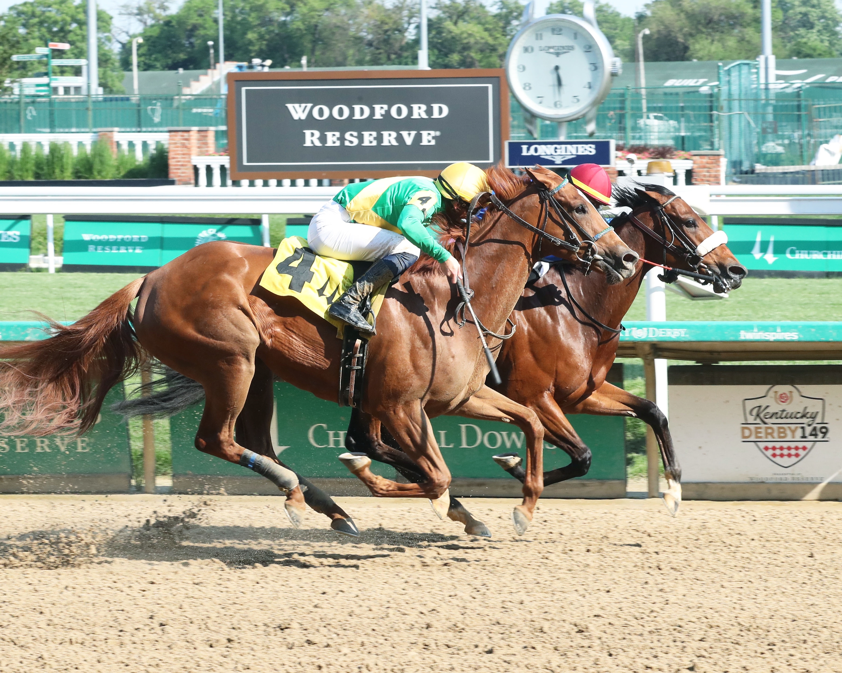 Last Foal From Leslie s Lady Finds Winner s Circle BloodHorse