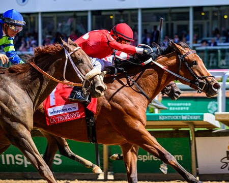 Played Hard wins the La Troienne Stakes at Churchill Downs