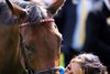 Groom Aria Andrews and Rogue Millennium after the Duke Of Cambridge Stakes
Ascot 21.6.23 Pic: Edward Whitaker