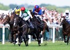 Pyledriver (red cap) wins the Hardwicke Stakes at Ascot Racecourse
