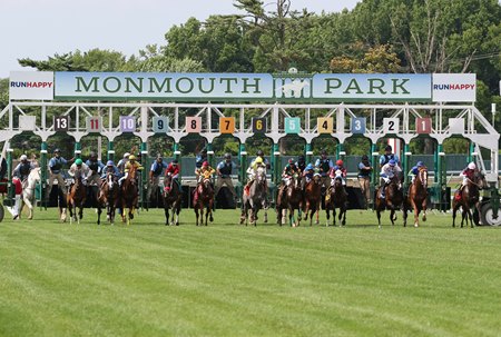 Racing at Monmouth Park