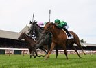 Whitebeam wins the Diana Stakes on Saturday, July 15, 2023 at Saratoga