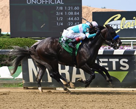 Fort Bragg edges Saudi Crown in the Dwyer Stakes at Belmont Park