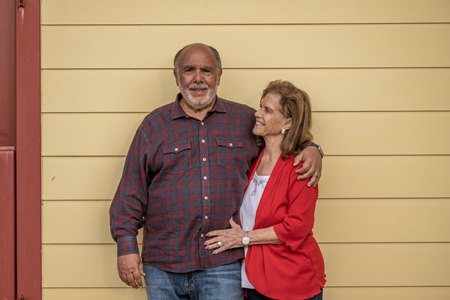 Anthony Manganaro and his wife Michele 