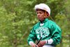 Ricardo Santana Jr. in the paddock at Saratoga on August 26, 2023. Photo By: Chad B. Harmon