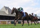 Cogburn wins the 2023 Troy Stakes at Saratoga