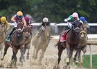 Idiomatic wins the 2023 Personal Ensign Stakes at Saratoga