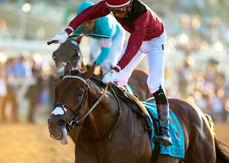 Anarchist wins the 2023 Pat O'Brien Stakes at Del Mar