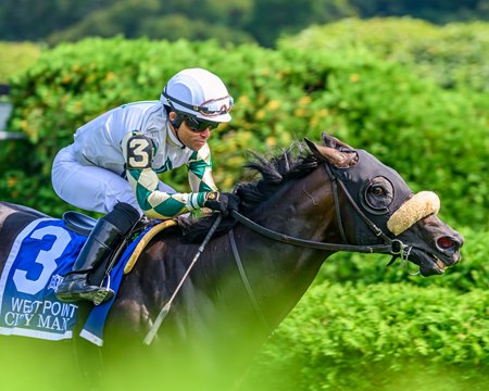 City Man wins the 2023 West Point Stakes at Saratoga Race Course