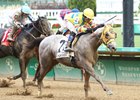 West Saratoga wins the 2023 Iroquois Stakes at Churchill Downs