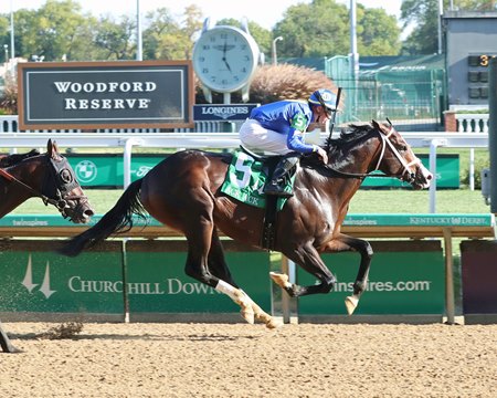 Zozos wins the Ack Ack Stakes at Churchill Downs