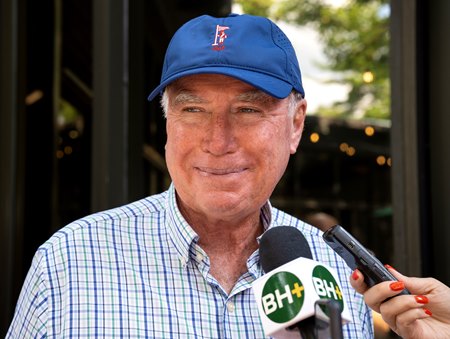 Robert Clay at the 2023 September Yearling Sale at Keeneland