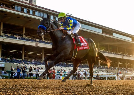 Baffert Duo Gives Trainer 1-2 Punch for Woody Stephens