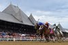 Bright Future wins the 2023 Jockey Club Gold Cup Stakes at Saratoga Race Course