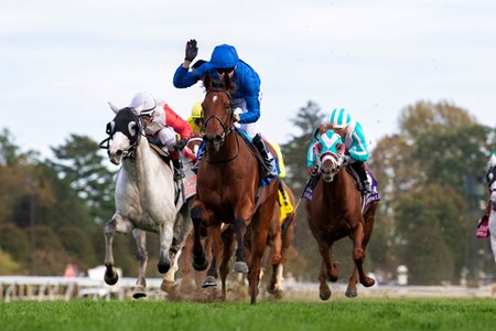 Bold Act wins the 2023 Sycamore Stakes at Keeneland