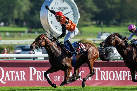 Ace Impact wins the Prix de l'Arc de Triomphe at Longchamp