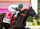 Michael Lund Petersen’s Adare Manor and jockey Juan Hernandez cruise to an easy victory in the Grade II $200,000 Zenyatta Stakes Sunday, October 1, 2023 at Santa Anita Park, Arcadia, CA.    Benoit Photo